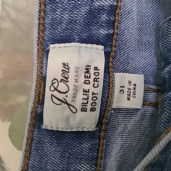 J Crew Billie Demi Bootcut jeans Size 31 - Picture 3 of 10